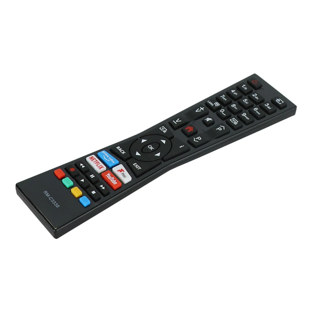 RM-C3338 RC43101P Remote Control Replacement for JVC Smart 4K LED LCD TVs LT-24C680 LT-24C685 LT-32C695