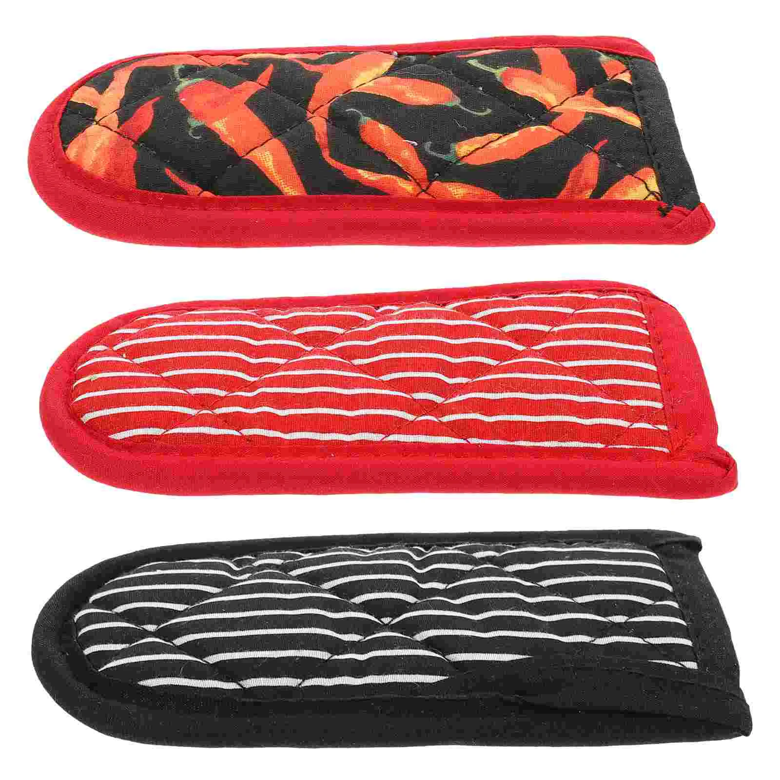 3 Pcs Thermal Handle Pot Holder Sleeve Cover Griddle Hot Holders Pan Heat Resistant Covers