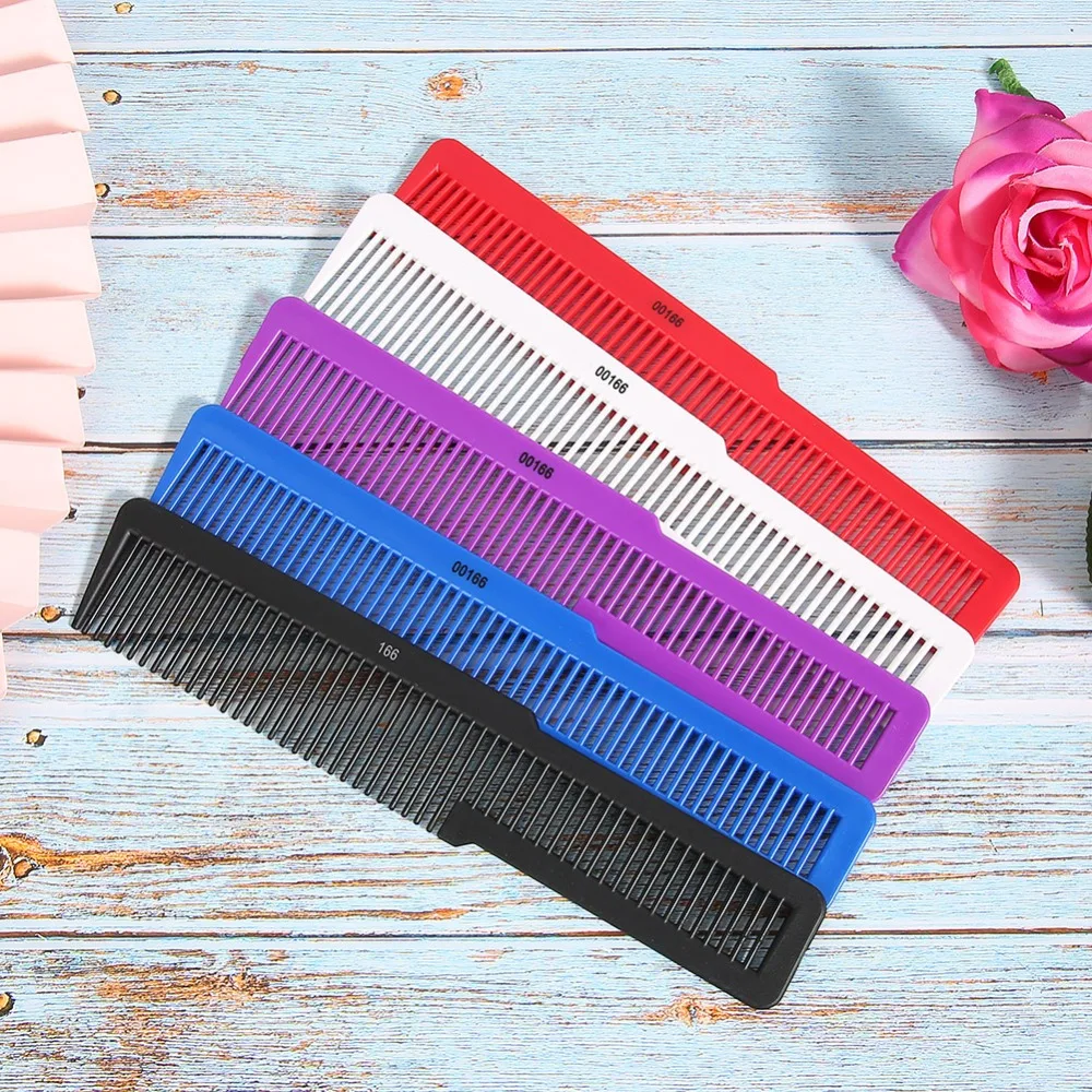 Barber Shop Use Anti-Static Barber Comb Multi Color Professional Hairdressing Comb Durable Haircut Comb For Men Women