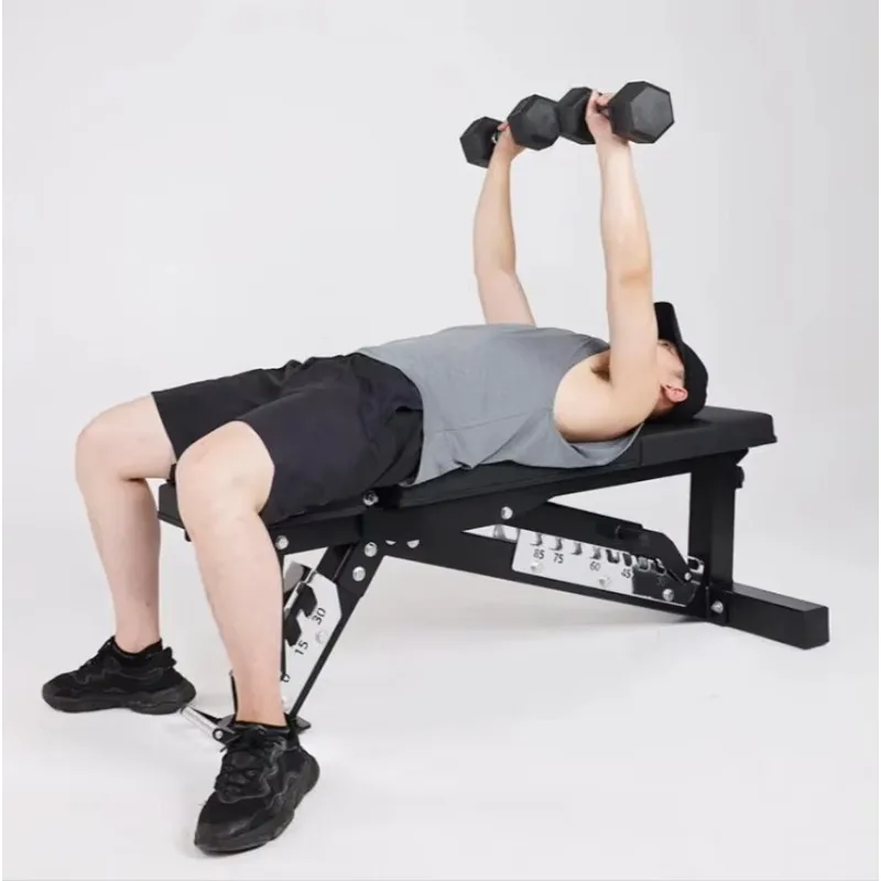 مقعد متعدد الوظائف لغرفة اللياقة البدنية الجديدة لعام 2025 - مقعد قابل للتعديل على طراز احترافي لصالة الألعاب الرياضية التجارية للتدريب المكثف
