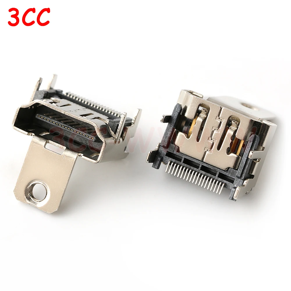 5 stücke HDMI HD Interface Connector SMD 19 Pin 19 P 20P Vertikale HDMI Männlich Weiblich Steckdose Oberfläche hügel PCB Receptacle Reparatur