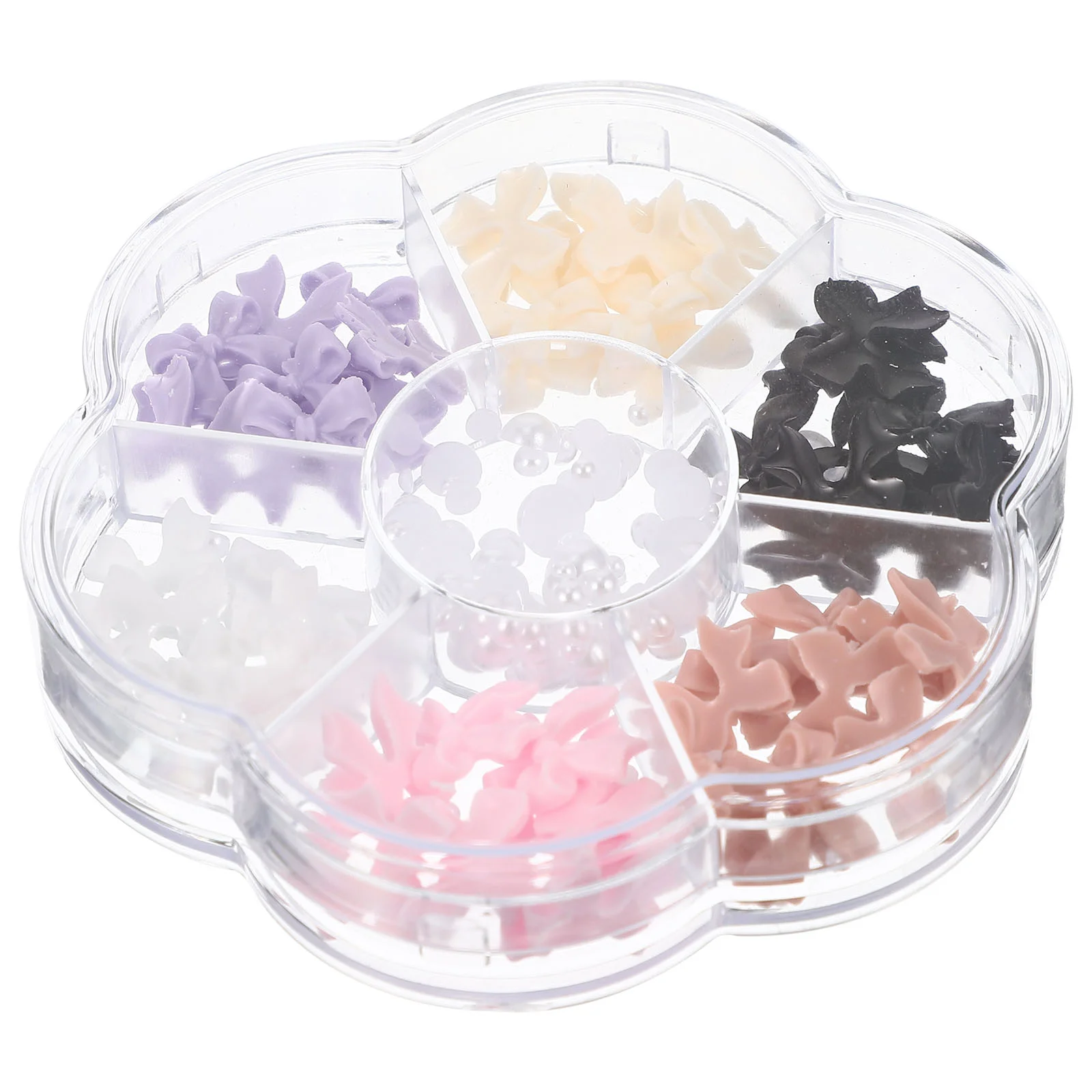 Nail Accessories Pearls for Manicure Decoration Charms Bow-tie Embellishment Resin Decorations Patches Colorful