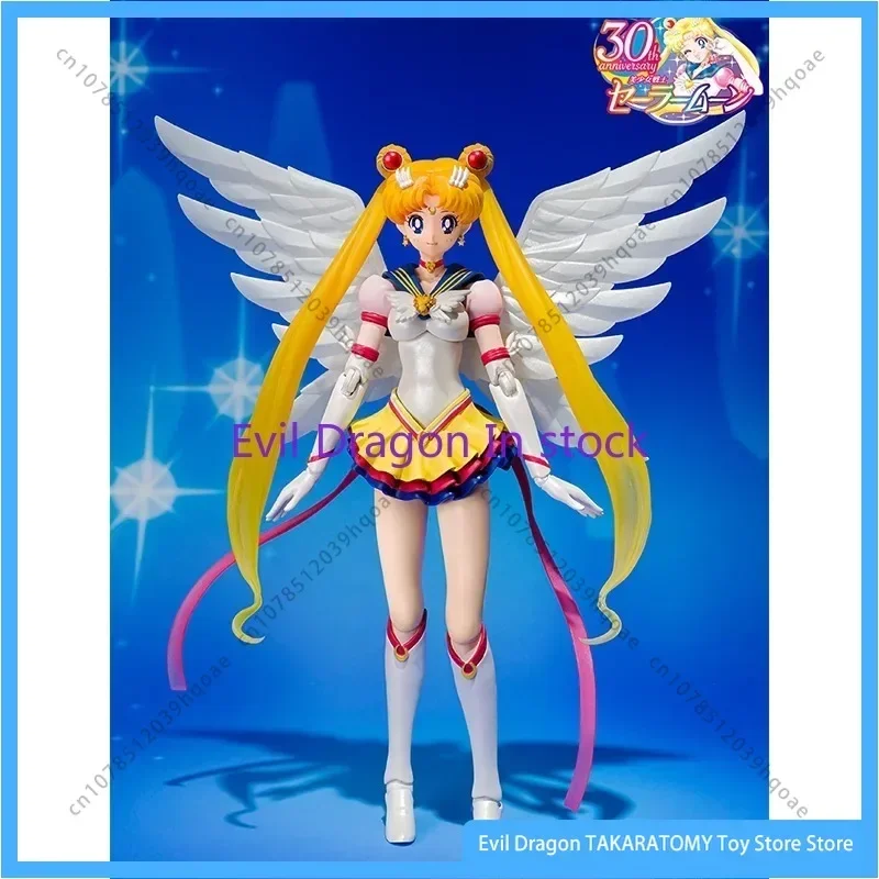 متوفر في المخزون لعبة شخصيات الحركة الأصلية من بانداي بحار القمر مجموعة نماذج تزيين هدية للأطفال