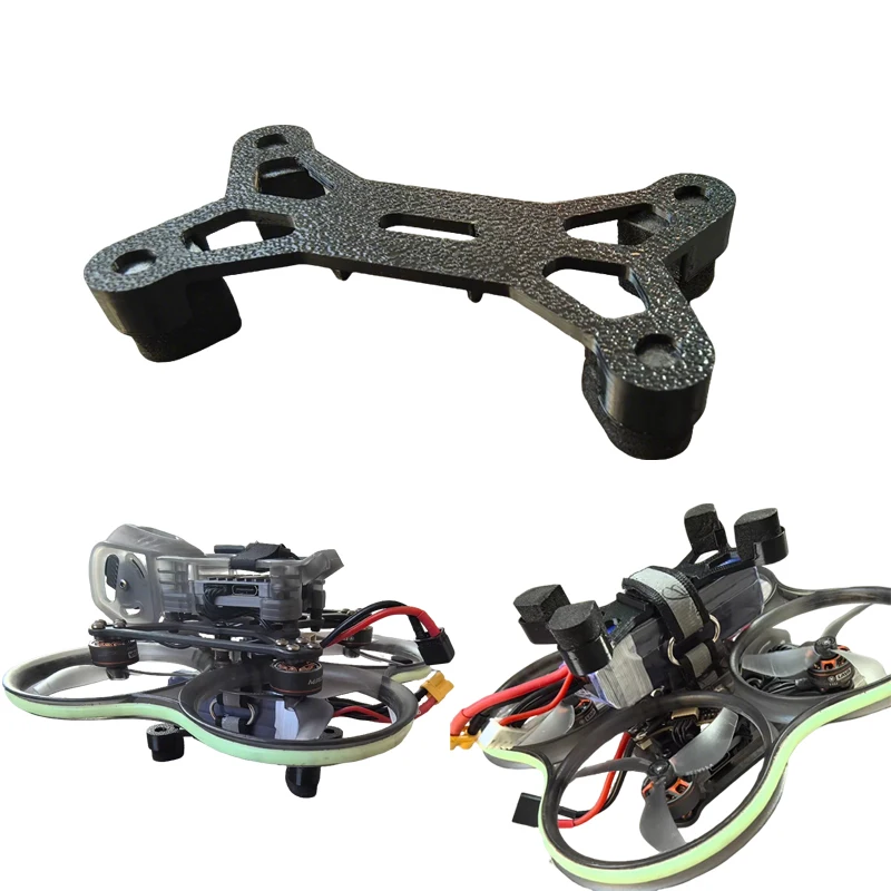 

For BETAFPV Pavo20/Pro FPV Drone Lightweight 3S Battery Protection Base 3D-Printed PETG Part with Sponge Shock Absorption