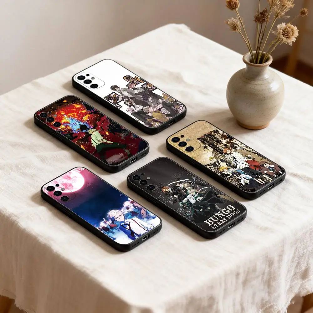 

HOT B-Bungou Stray Dogs Phone Case For Samsung S26,25,24,23,22,21,20,30,Ultra,Plus,Fe,Lite Black Shell