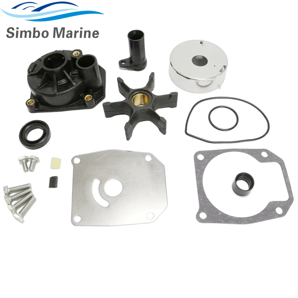 432955 438597 For EVINRUDE JOHNSON OUTBOARD 70 75 HP WATER PUMP KIT WITH HOUSING Sierra 18-3389