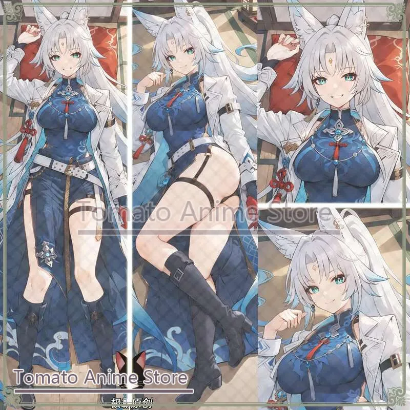 

Honkai: Star Rail Feixiao Dakimakura Hing Body Pillow Case Cosplay Japanese Otaku Cushion Cover Xmas Gifts