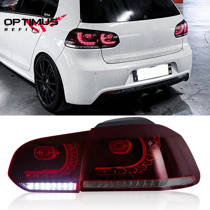 For VW Volkswagen Golf MK6 R20 GTI 2011-2014 Car Taillight Flowing Water Flicker Turning Signal LED Light