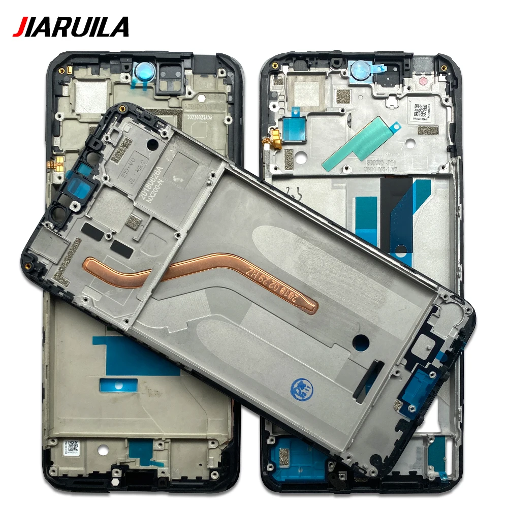 Front Housing LCD Display Frame Housing Middle Frame Bezel PlateFor Xiaomi Poco F1 F2 Pro X3 X4 GT X4 Pro 5G/Redmi K30 Pro