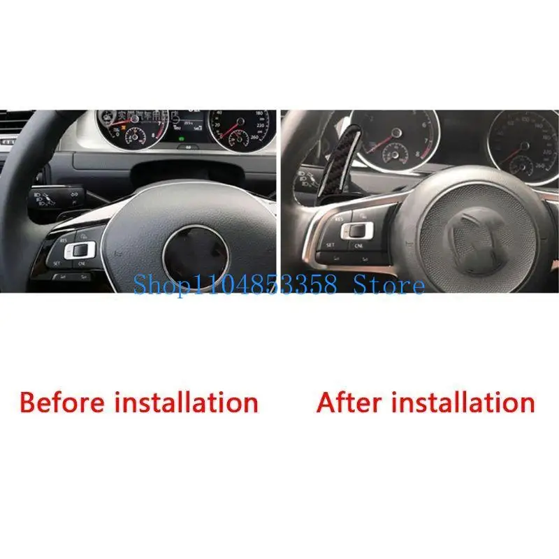 Car Steering Wheel Shift Paddle Extension Auto DSG Direct Shift Gear for 09-14 Golf-6 MK6 Car Part