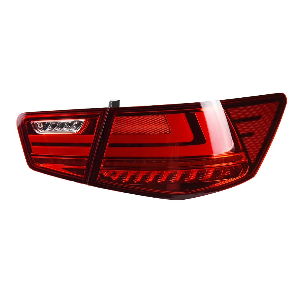 

AKD Car Model For Forte 2009-2013 LED Dynamic Taillight Rear Fog Lamp Turn Signal Light Highlight Reversing and Brake Assembly