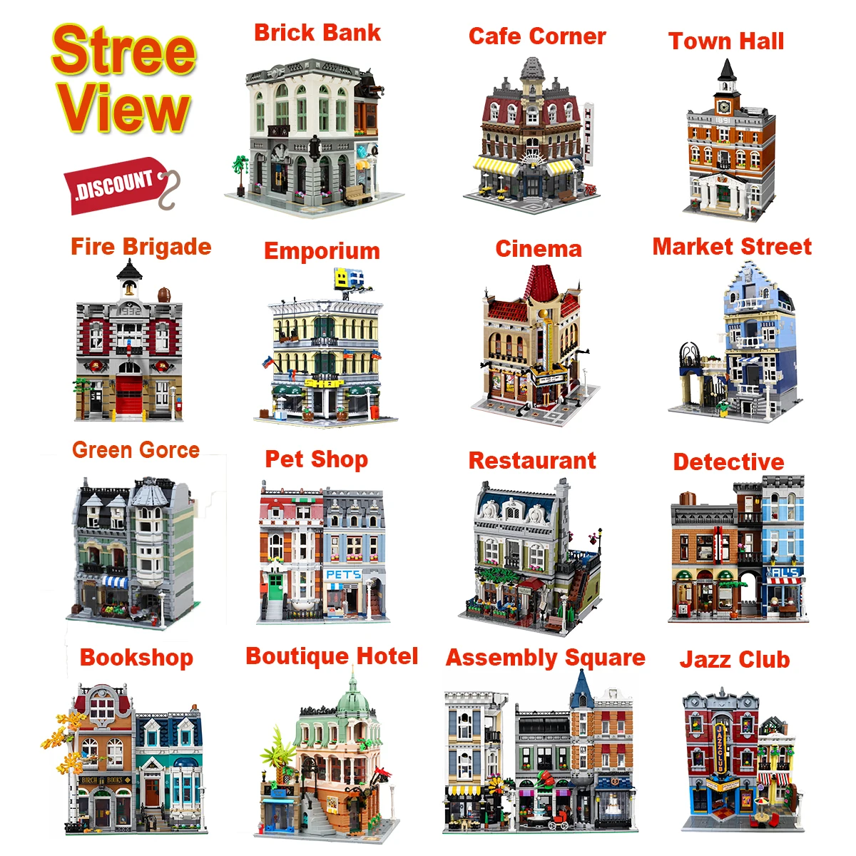 New In Stock Compatible 10251 Model Building Blocks Architecture Model Bricks Toy for Boys Kids Children Birthday Christmas Gift