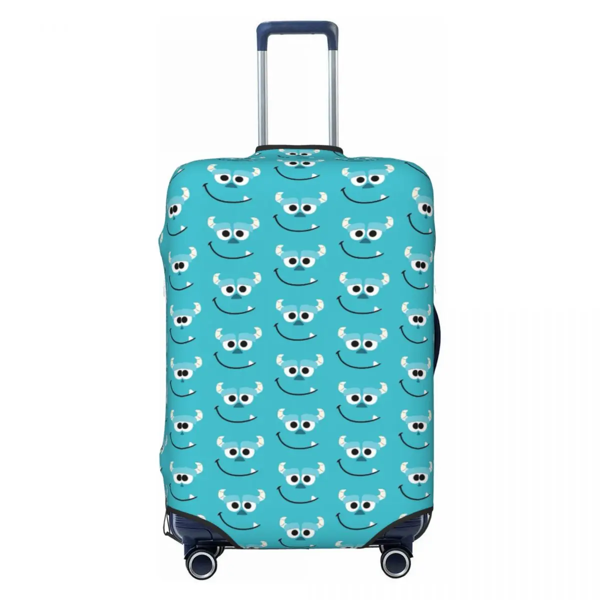 

Custom Monsters University Travel Luggage Cover Washable Cartoon Face Suitcase Cover Protector Fit 18-32 Inch