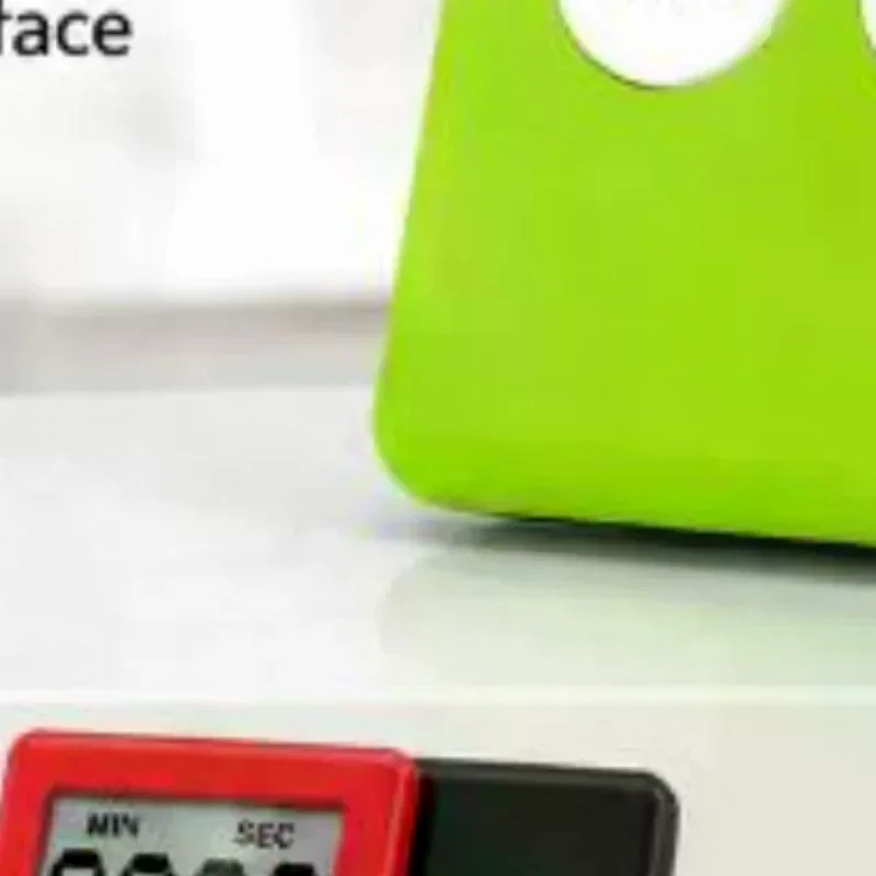 Magnetic Digital Kitchen Cooking Timer Multicolor Countdown Alarm Clock For Student Study Cooking Baking Time Management
