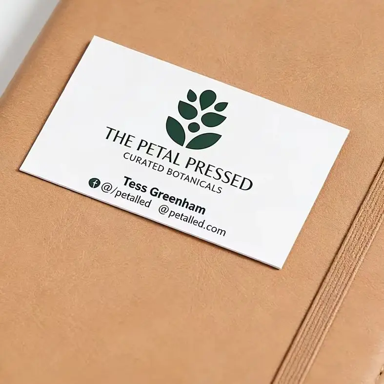 20/50/100/200PCS Customized Printing Business Cards Free Design Art Paper Personalized Gift Cards Thank You Card