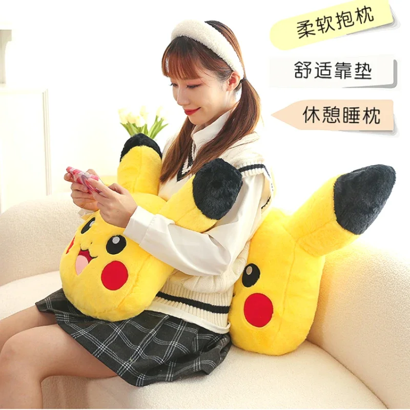 40/50/60cm Pokemon Kawaii Pikachu cuscino peluche cartone animato carino bambole di peluche cuscino regalo di compleanno per bambini ragazzo Home Deco