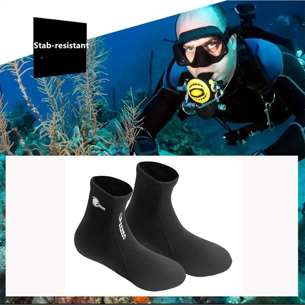 

2mm Neoprene Wetsuit Socks Socks Diving Beach Water Fin Sock Anti Slip Barefoot Quick Dry for Women Men Sailing Kayaking