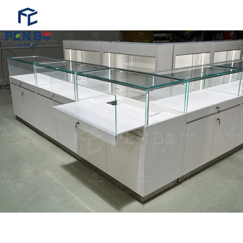 custom.Custom Jewelry Watches Store Furniture Design Available Premium Plywood Bulletproof Lockable Glass Jewelry Wooden Shop Co