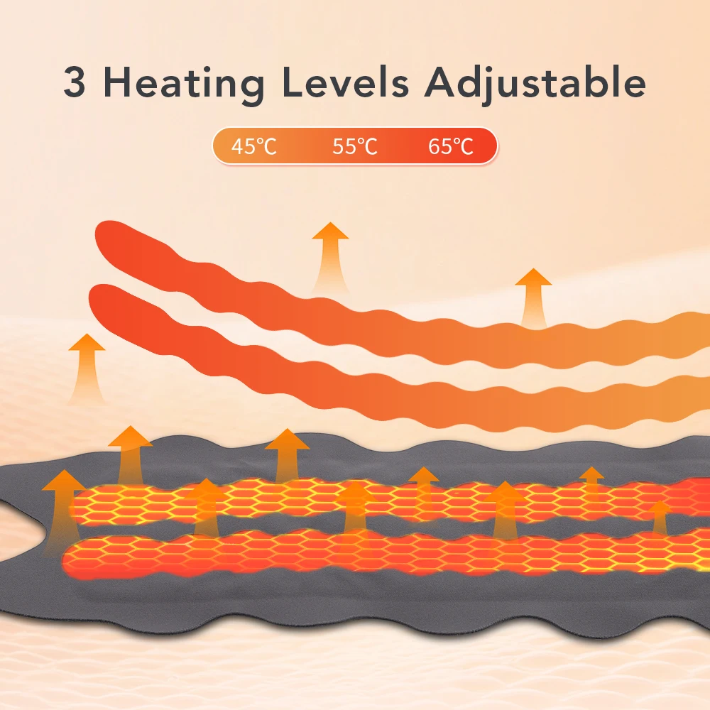 Electric Heating Wrist Massager Belt EMS Microcurrent Wristband Support Brace Hand Massager For Carpal Tunnel Muscle Strains