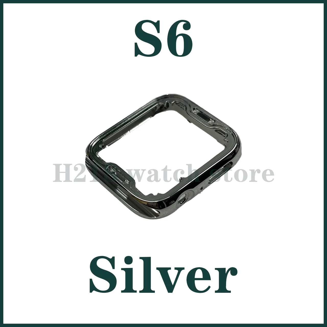 New  Stainless Steel Middle Frame For Apple Watch Series 4 5 6 7SE 40 41 44MM 45MM Bezel Body Plate Chassis Replacement Parts