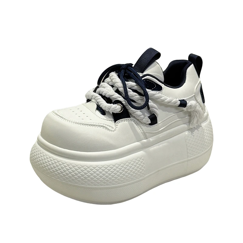 

2026 Luxury Women Autumn 7cm Breathable Sneakers Casual Female Comfortable Sports Ladies Shoes Zapatos De Mujer Designer Shoes