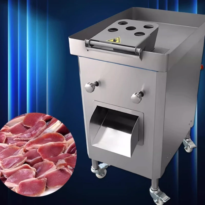 

Commercial Poultry Slicer for Chicken And Duck Fresh Meat Automatic Chopping Cutting Machine Kitchen Restaurant Grade