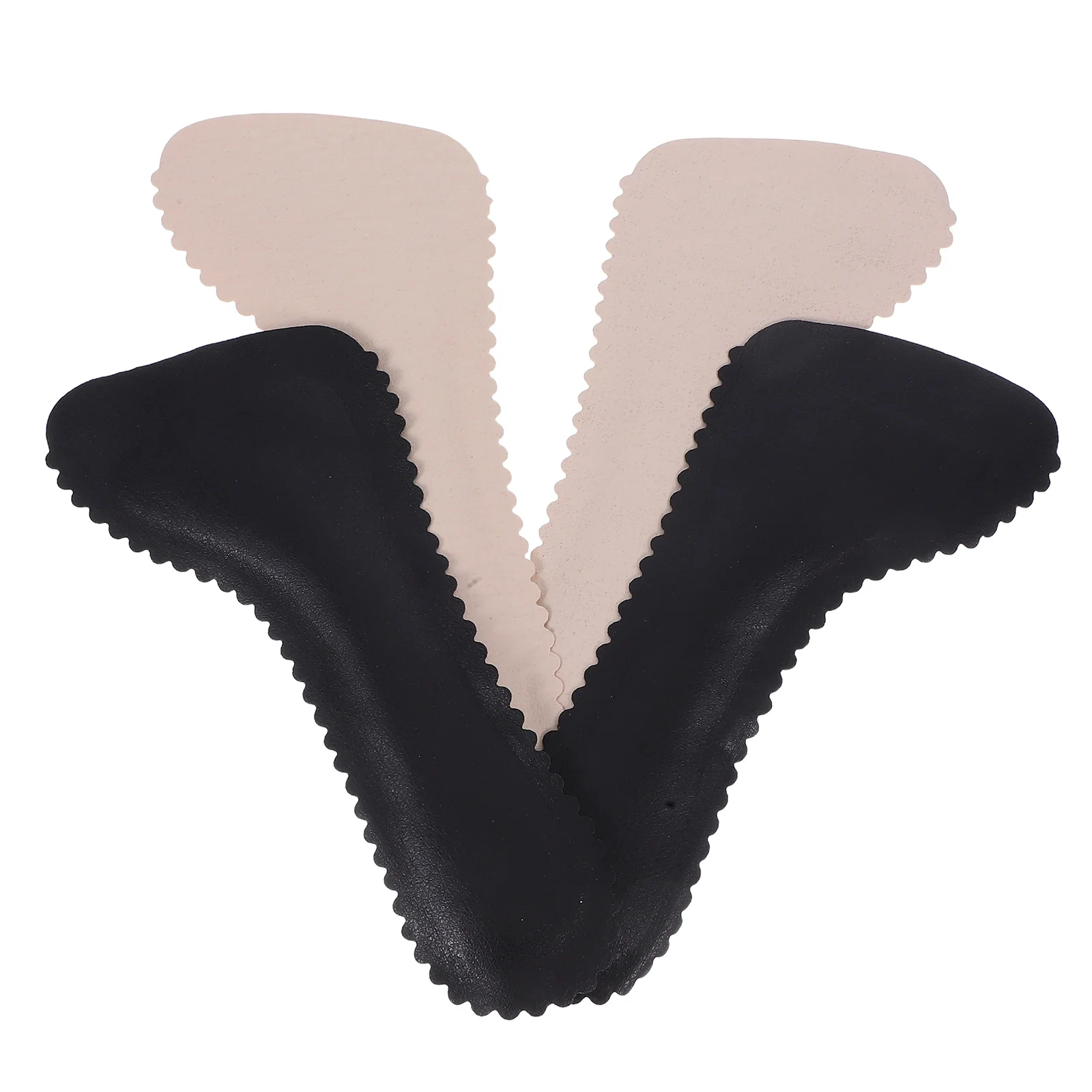 

2 Pairs High Heels Anti-wear Invisible Inserts Self-adhesive Forefoot Comfort Pads for Women Sandals Shoes Cushions