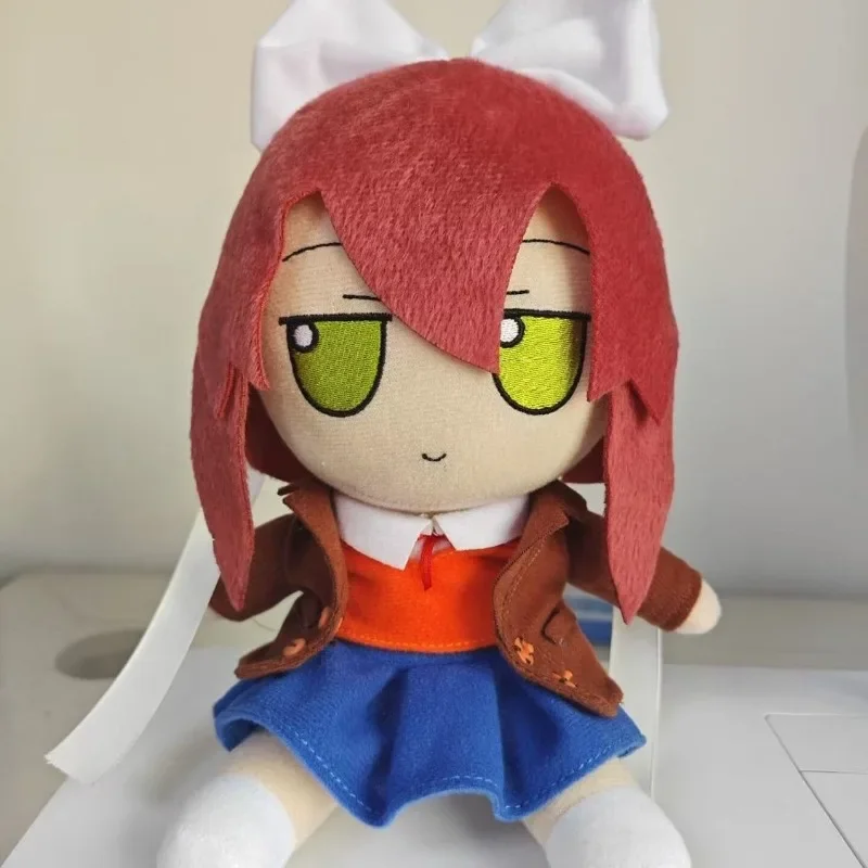 20CM Game Girl Monika muñeco de peluche  dibujos animados entorno  repuesto peluches algodón Kawaii Plushie muñeca  reg