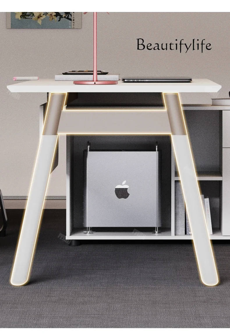 

BJ Boss Desk Office Simple Modern Large Desk White Small Manager Desk