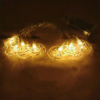1.5meter EID Umrah Eid Mubarak Moon Star LED String Lights Ramadan Kareem Lamp Garland Muslim Islamic Eid al-Fitr Party Decor