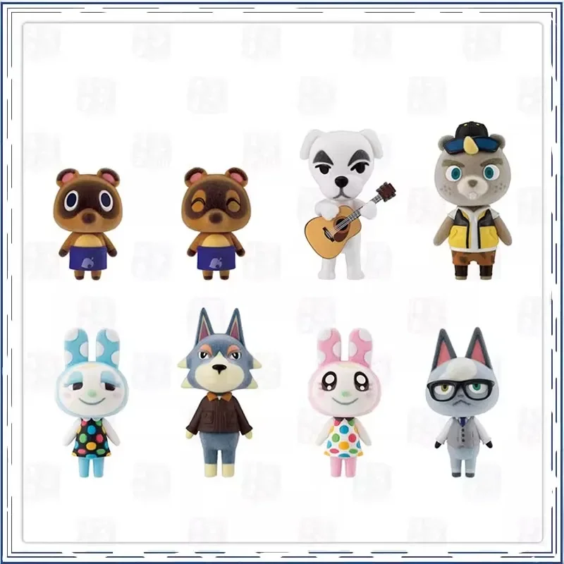 BANDAI Animal Crossing: New Leaf Chrissy Goldie Candy Toys Friend Doll Box Oryginalna figurka akcji z anime Model Zabawki w półce