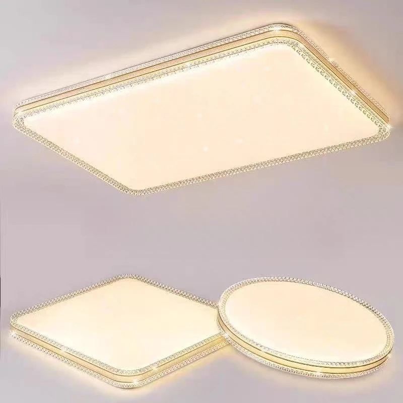 

Modern Minimalist Ultra Thin Round Acrylic LED Ceiling Light For Master Bedroom Living Room Dimmable Flush Mount Lamp