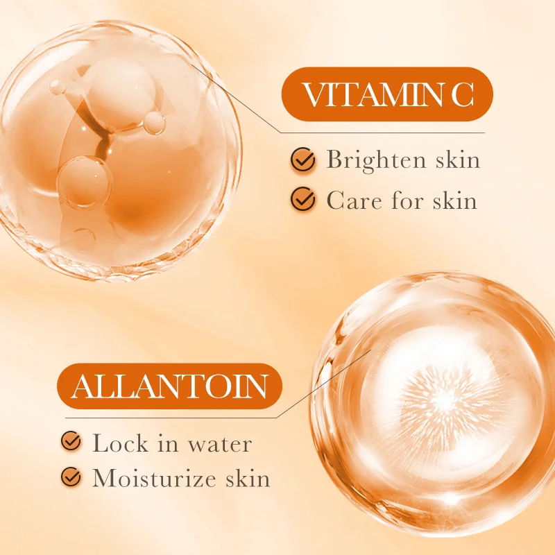 BIOAQUA Vitamin C Whitening Facial Masks Moisturizing Anti-Aging Anti Wrinkles Hydrating Face Mask Facial Skin Care Products view 5