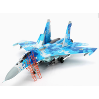 JC WINGS Diecast 1/72 Scale Ukrainian Air Force SU-27 Fighter Aircraft Model SU27UB Collection Decorated Display Gifts
