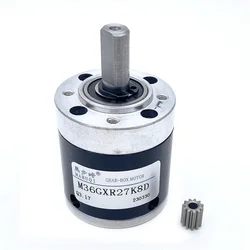 36MM Planetary Reducer Motor Gearbox DIY 545 555 3650 36ZY 3626 DC Gear Motor Model 6/8MM D Shaft
