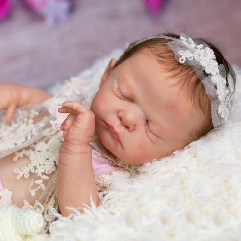 20inch Reborn Doll Kit Demi with Full Body Soft Silicone Fresh Color