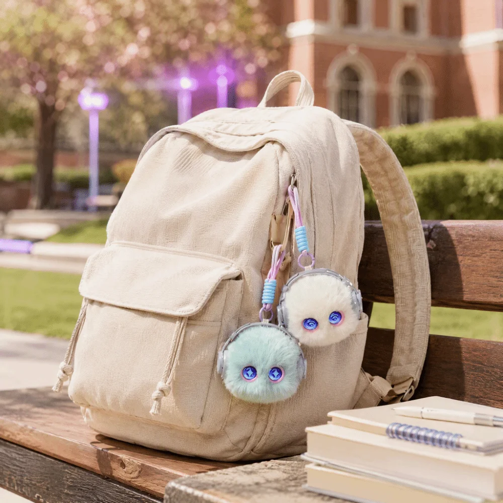 66 Languages Interactive AI Plush Companion Pendant Interactive Talking Cute Design AI Cat Plush Desk Buddy