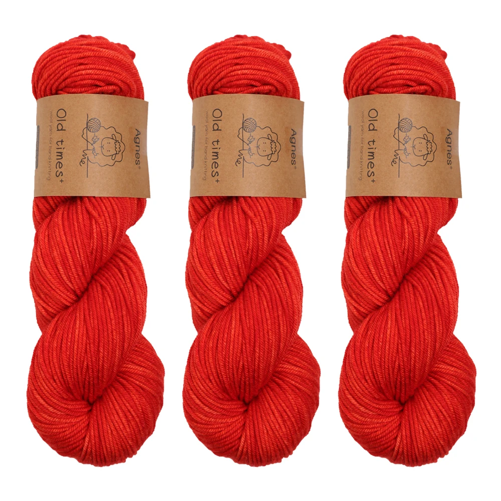 3 stks Breigaren Merinowol Hand Zachte Trui Sjaal Hoed Geweven Regenboog Baby DK Draad 100g/Strand - afbeelding 1