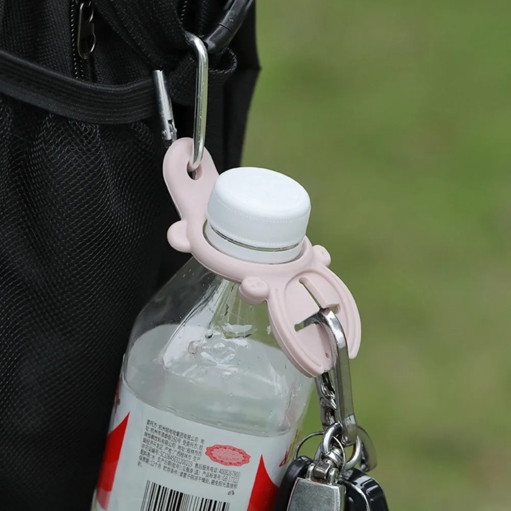 Food Grade Silicone Sports Kettle Buckle Carabiner Easy To Use Tight Enough Mountaineering Hook Durable Not Slip Out