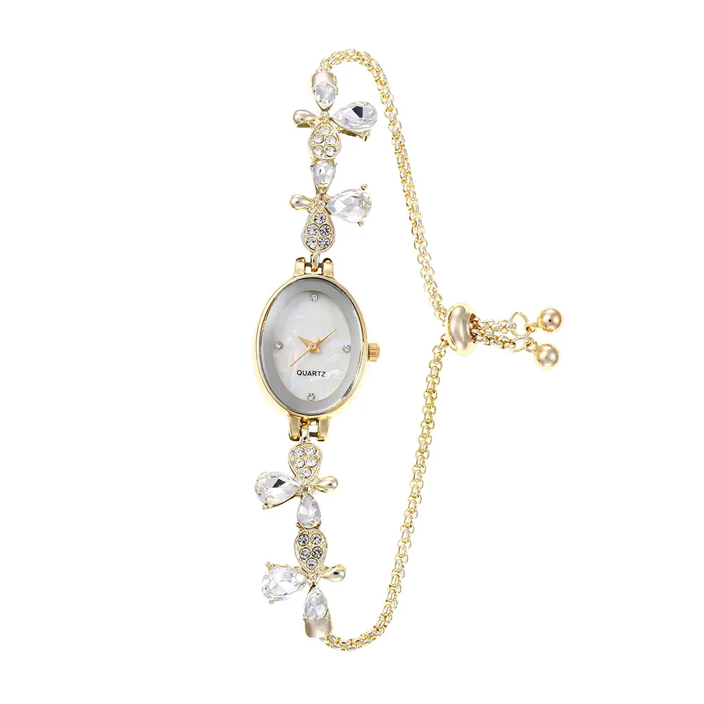 Reloj Mujer ساعة نسائية فاخرة الذهب غرامة حزام السيدات ساعة لسوار Montre فام أنثى ساعة معصم ساعة نسائية Relojes
