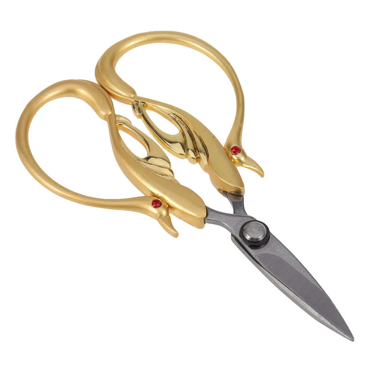 خمر الفولاذ المقاوم للصدأ مقص تطريز مقابض مريحة صغيرة الحجم غرامة التطريز دائم كفاءة الخياطة صياغة الفن #6