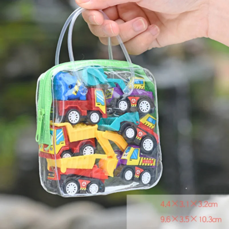 6pcs/Set Toys Car Children Boy Baby Car Gift Educational Set Mini Model Small Pull Back Car Toys for Kids Toddler Gifts