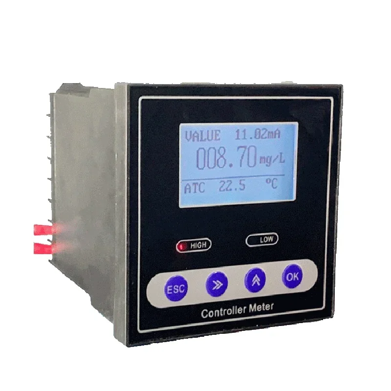 4-20mA Relay Fully Automatic Industrial Dissolved Oxygen Controller Instrument Monitor Real-Time Dissolved Oxygen Tester