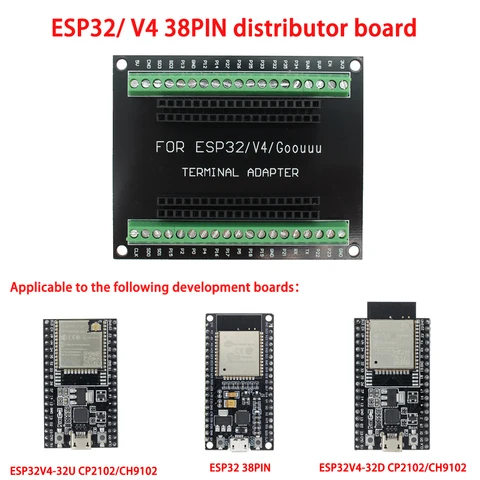 Плата разработки ESP32 WiFi+Bluetooth со сверхнизким энергопотреблением, двухъядерный процессор ESP-32 ESP-32S ESP 32, аналогичный ESP8266 макетная плата esp32 купить - №9