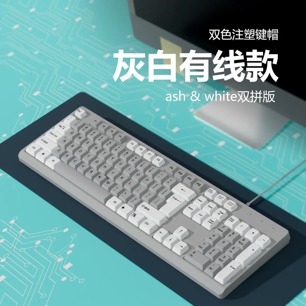 Wired Keyboard Mouse Combo USB Office Gaming For Laptop Desktop PC E-Sports Universal Wholesale