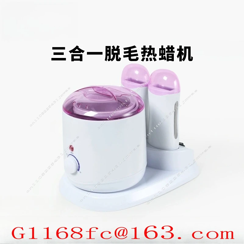 3-in-1 Dual Seat Roller Hair Removal Dual Use Hot Wax Machine 800ml Single Furnace Hair Removal and Wax Melting Machine