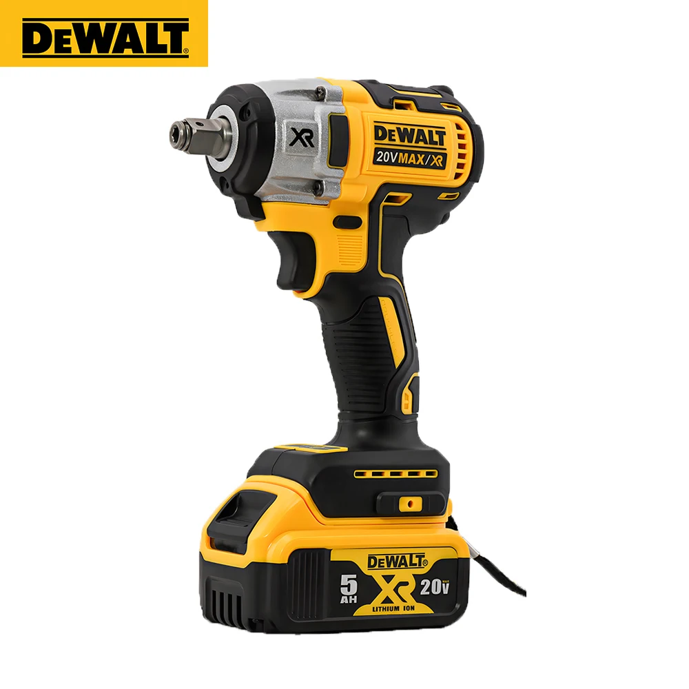 DEWALT DCF880 20V Cordless Impact Wrench 2300 RPM Rechargeable 205n.m Electric Lithium Battery Wrench 203Nm Torque Power Tools