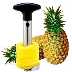 New Pineapple Corer Slicer Stainless Steel Plastic Pineapple Peeler Cutter Cores Easy Remover Fruit Paring Knife Kitchen Tools