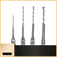 4Pcs Woodworking Square Hole Drill Bits Wood Mortising Chisel Set Mortise Chisel Bit Kits Woodworking Hole Saw Sets With Twist D