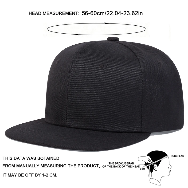 Unisex Light Board Solid Color Hip-hop Hats Spring Autumn Outdoor Adjustable Casual Baseball Caps Sunscreen Hat